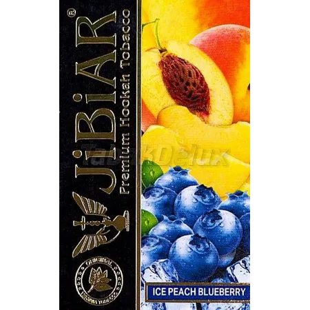 Jibiar Ice Peach Blueberry (Лёд Персик Черника) 50 грамм