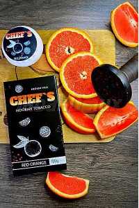 Тютюн Chefs Red Orange (Чевс Червоний Апельсин) 100 грам насичений смак стиглого апельсина з легкою гіркотою цедри 🍊
