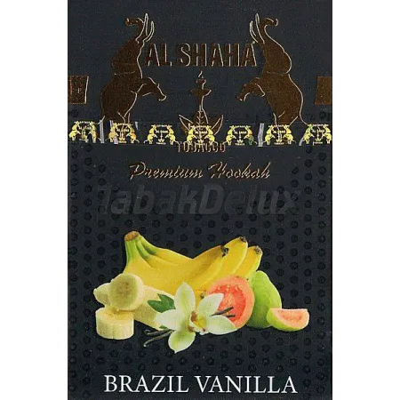 Al Shaha Brazil Vanilla (Бразильская Ваниль) 50 грамм Смак 🍌Банан 🍍Гуава 🍦Ваніль