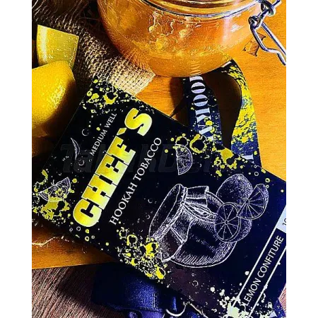 Тютюн Chefs Lemon Confiture (Чевс Лимонний Джем) 100 грам смак солодкого лимонного джему з легкою кислинкою 🍋