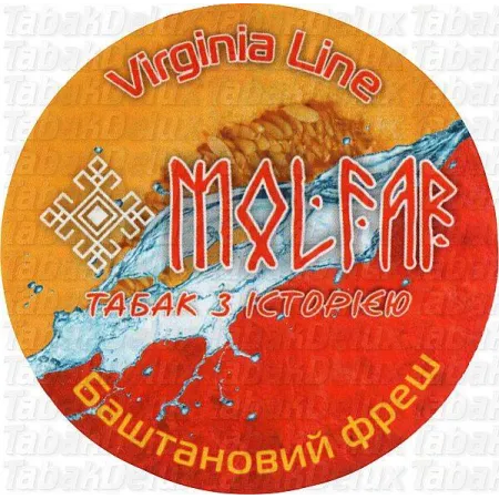 Тютюн Мольфар Баштановий Фреш зі смаком кавуна та ніжний, солодкуватий аромат дині (Molfar Virginia Bashtanovy Fresh) 40 грам