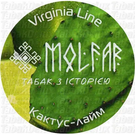 Тютюн для кальяну Molfar Virginia Cactus Lime (Мольфар Кактус Лайм) 40 грам