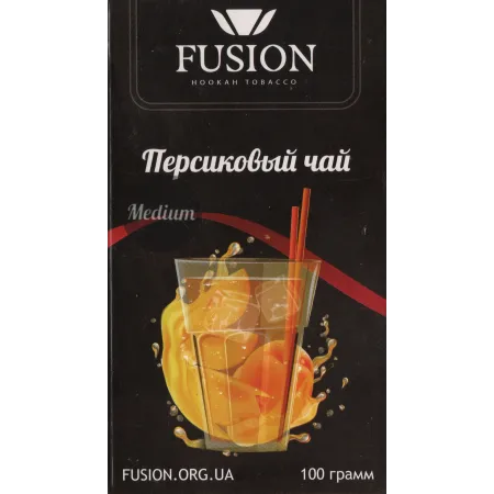 Fusion Medium Peach Iced Tea (Персиковый Чай) 100 грамм Вкус 🍑 Персик, 🍵 Чай