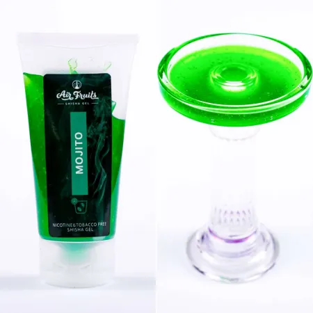 Гель для Кальяну AirFruits Mojito (Мохіто) 60 грам Ідеальне поєднання м'яти та лайма з легкою солодкістю.
