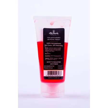 Гель для Кальяну AirFruits Peach (Персик) 60 грам насичений і солодкий смак персика