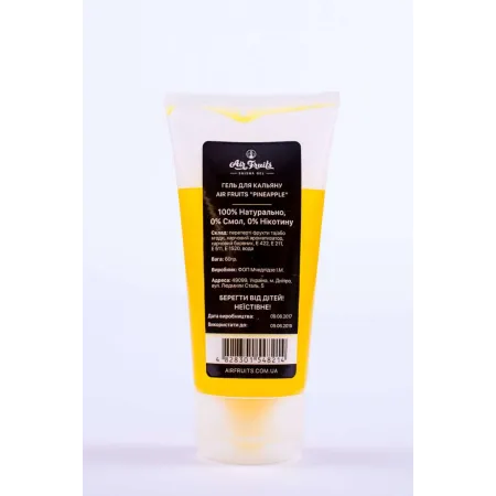 Гель для Кальяна AirFruits Pineapple (Ананас) 60 грамм это свежий, тропический вкус ананаса