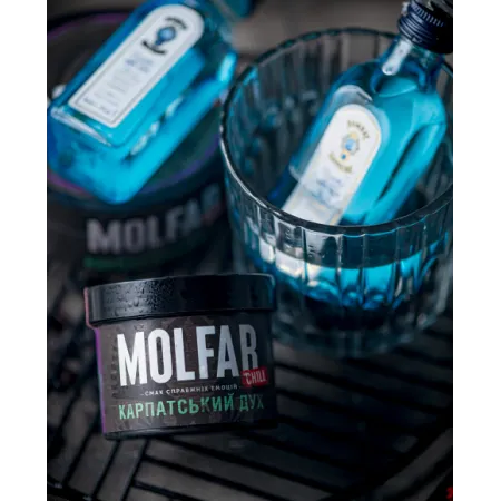 Тютюн Мольфар Чилл Карпатський Дух (Molfar Chill Carpathian Spirit) 40 грам Смак 🫐🌿 Смородина з ялівцем