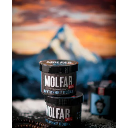 Табак Мольфар Чилл Арктическое Дыхание (Molfar Chill Arctic Breath) 40 г со вкусом 🍃🧊 Ментола и Льда