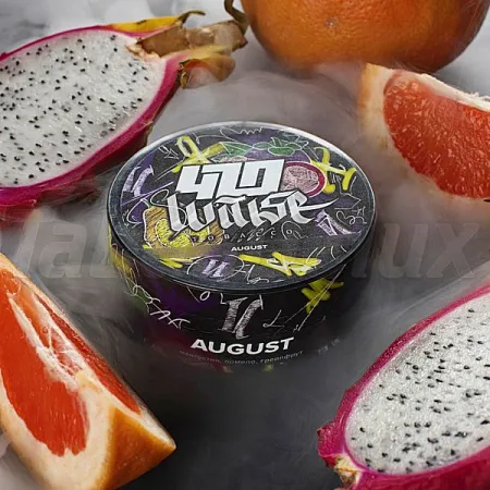 Тютюн 420 August (Серпень) 100 грам Смак 🍊 Грейпфрут, 🫐Мангостан, 🟡Помело