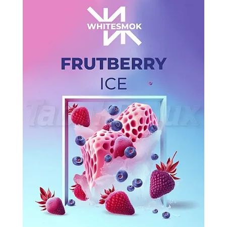 WhiteSmok Ice Fruit Berry (Крижана Ягода) 50 грам Смак ❄️ Лід, 🍇 Ожина, 🍓 Малина, 🫐 Чорниця