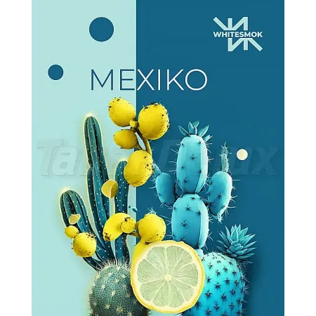 WhiteSmok Mexico (Мексика) 50 грам Смак 🍋‍🟩 Лайм, 🌵 Кактус