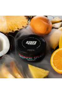 Тютюн 420 Tropical Splash (Тропічний сплеск) 100 грам Смак 🍍 Ананас, 🥥 Кокос, 🍊 Апельсин, 🍏 Яблуко