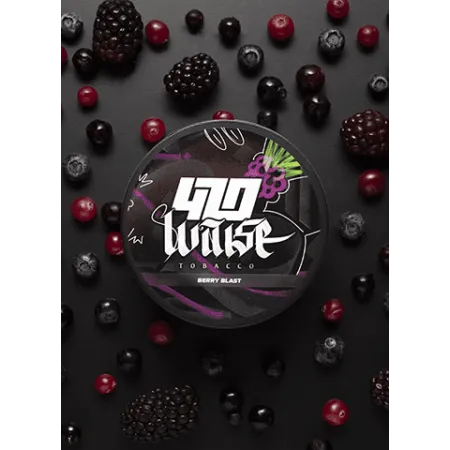 Табак 420 Berry Blast (Ягодный Взрыв) 100 грамм — наполненный яркими вкусами ежевики, малины и черники
