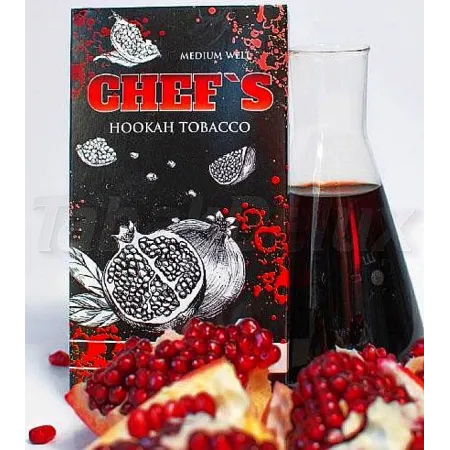Chefs Pomegranate — це тютюн з насиченим і яскравим смаком свіжого граната 🍎