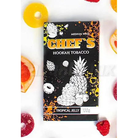 Chefs Tropical Jelly - це тютюн, який поєднує в собі екзотичне розмаїття тропічних фруктів