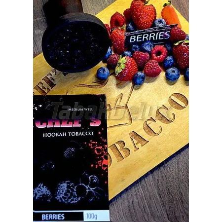 Тютюн Chefs Berries (Чевс Ягоди) 40 грам поєднання смаків солодкої Суниці, Лохини та Малини 🍓🫐🍇