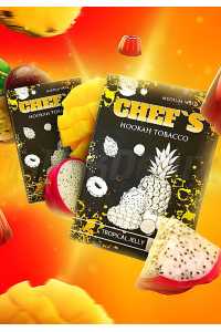 Chefs Tropical Jelly (Тропическое Желе) 40 грам Смак 🥭Манго, 🍍Ананас, 🌒Маракуйя, 🐉Питайя