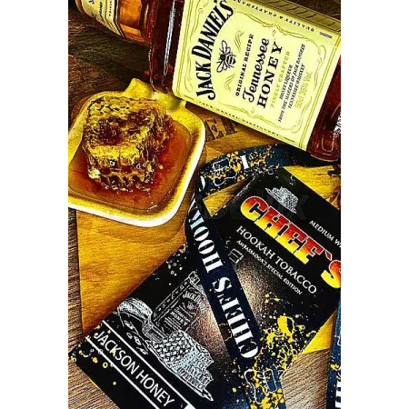 Тютюн Chefs Jackson Honey (Чевс Віскі Мед) 40 грам Смак поєднання міцного віскі та солодкого меду 🥃🍯
