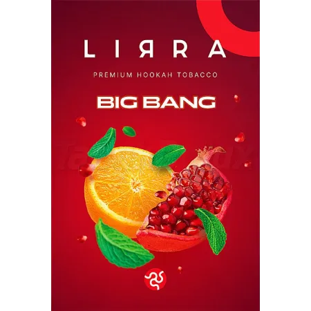 Lirra Big Bang (Біг Бенг) 50 грам Смак 🍊Апельсин, 🍅Гранат, 🌿М'ята