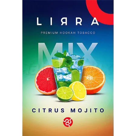 Lirra Citrus Mojito (Цитрус Мохіто) 50 грам Смак 🍋🍊🍋‍🟩 Цитрус, 🍹 Мохіт