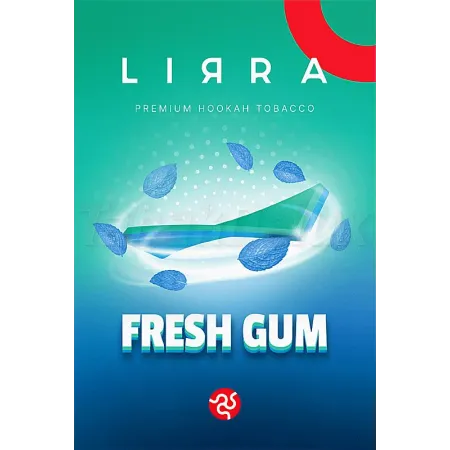 Lirra Fresh Gum (Свежая Жвачка) 50 грамм Вкус 🍃 Мята, 🩹 Жвачка