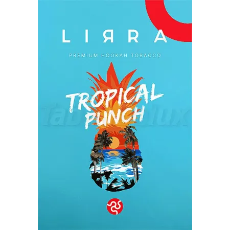 Lirra Tropical Punch (Тропічний Пунш) 50 грам Смак 🍍 Ананас, ❄️ Льод, 🥭 Манго, 🍑 Персик
