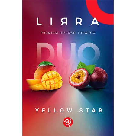 Lirra Yellow Star (Жовта Зірка) 50 грам Смак 🥭 Манго, 🌒 Маракуйя