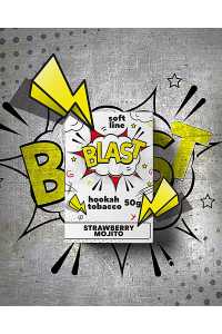 Blast Soft Strawberry Mojito (Клубничный Мохито) 50 грамм Вкус 🍓 Клубника, 🍸 Мохито