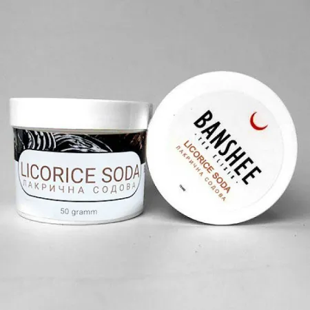 Banshee Light Line Licorice Soda 50 грам Смак 🖤 Лакриця і Содова