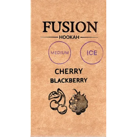 Fusion Medium Ice Cherry Blackberry (Льод Вишня Ожина) 100 грам Смак 🍒 Вишня, 🍇 Ожина, ❄️ Лід