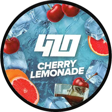 Табак 420 Cherry Lemonade (Вишнёвый Лимонад) 100 грамм Вкус 🍒 Вишня, 🍊 Грейпфрут, ❄️ Лёд