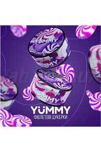 Yummy Purple Candies (Фіолетові Цукерки) 100 грам Смак 🍒🍇🍭🍓 Вишня, Чорний виноград, Леденець, Малина