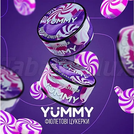 Yummy Purple Candies (Фіолетові Цукерки) 100 грам Смак 🍒🍇🍭🍓 Вишня, Чорний виноград, Леденець, Малина