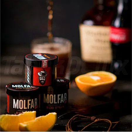 Тютюн Мольфар Чилл Віскі Апельсин (Molfar Chill Whiskey Orange) 40 грам зі смаком алкогольного напою та апельсину