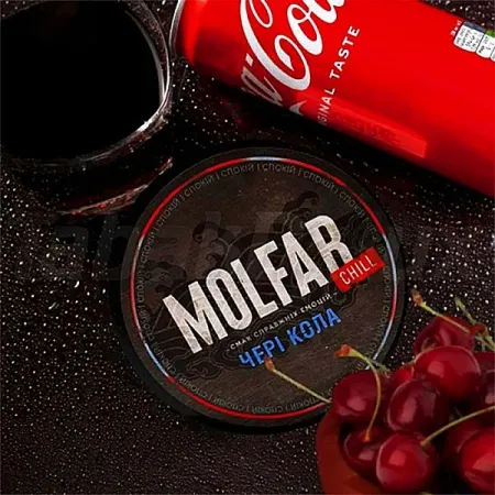 Тютюн Мольфар лінійки Чилл Черрі Кола (Molfar Chill Cherry Cola) 40 грам зі смаком 🍒🥤 солодкої вишні та класичної кіл