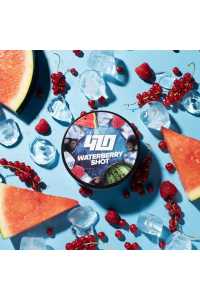 Тютюн 420 Waterberry Shot (Смородина Малина Арбуз) 100 грам